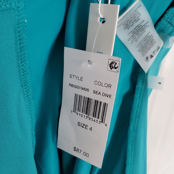 Bleu by Rod Beattie Beaded Keyhole Halter Tankini - Picture 8 of 10